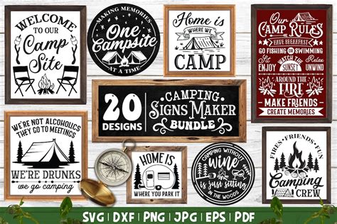 Camping Bundle SVG Camping SVG, Camping Signs SVG, Camping Quotes ...