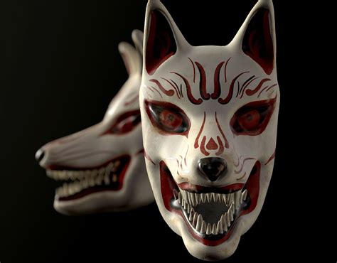 Kitsune Fox Mask