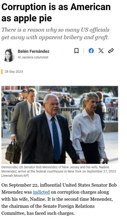 Analyzing Egyptian and Qatari media coverage of Menendez bribery ...