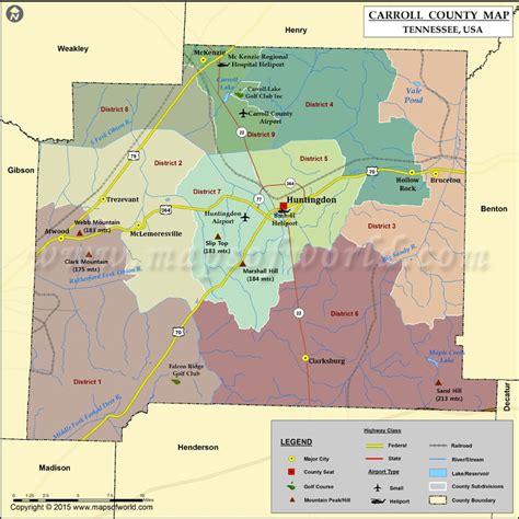 Carroll County Map, Virginia