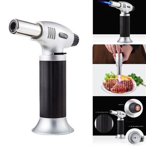 Creme Brulee Blow Torch Culinary Chef Butane Gas Refillable Blowtorch Cooking AU | eBay