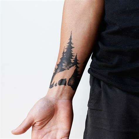 Lone Wolf Tattoo Tatuaje Temporal / Tatuaje de Lobo / | Etsy