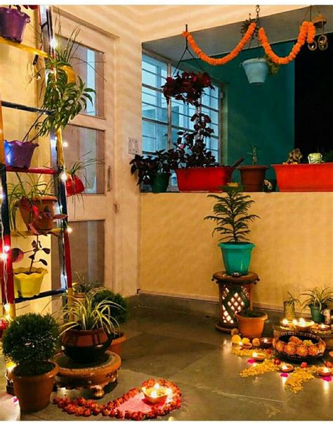 15 Stunning Balcony Lighting Ideas for Diwali • India Gardening