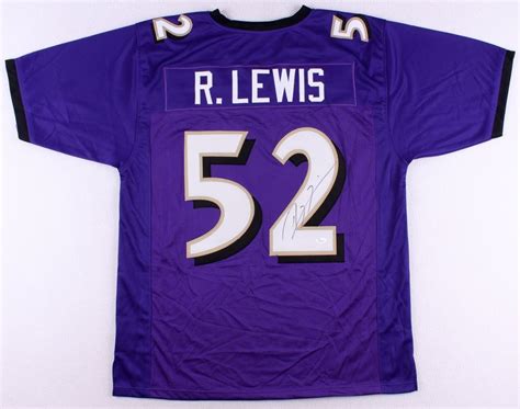 Ray Lewis Signed Ravens Jersey (JSA COA)