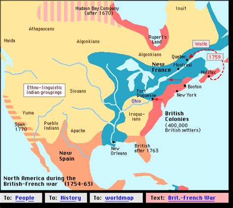 Map Of French And Indian War - Maps For You