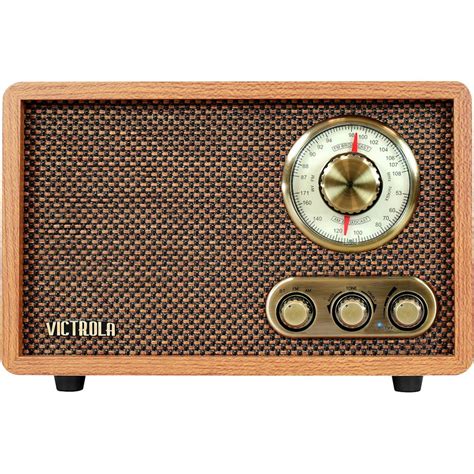 Customer Reviews: Victrola Retro Wood Bluetooth AM/FM Radio Walnut VRS ...