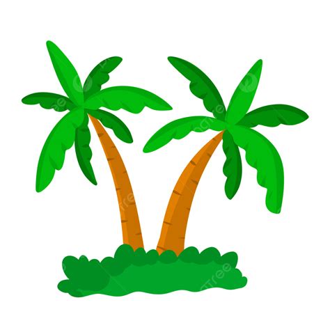 Coconut Tree PNG Picture, Two Coconut Tree, Coconut, Tree, Coconut Tree PNG Image For Free Download