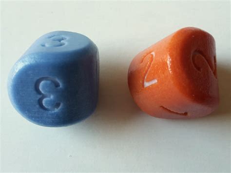 New 2-sided And 3-sided Dice | Shapeways 3D Printing Forums