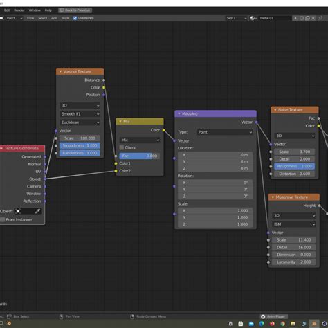 Blender 3d Metal Procedural texture Texture Mapping, 3d Texture, Metal ...