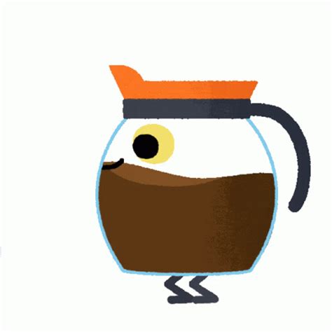 Diner Coffee Jug Fills Up Mug Sticker - Caffeine Rush Coffee Coffee Cup ...