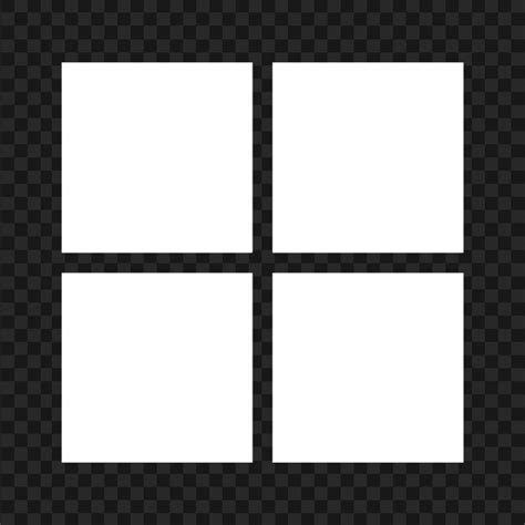 Windows 11 White Logo Icon PNG | Citypng