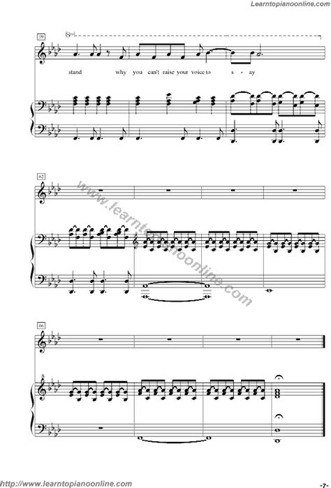 Run by Leona Lewis(7) Free Piano Sheet Music | Learn How To Play Piano Online