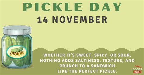 Pickle Day - CooksInfo