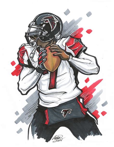 Matthew Brian Bowens on Behance | Football drawing, Nfl football art, Football player drawing