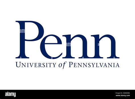 University of Pennsylvania, Logo, White background Stock Photo - Alamy