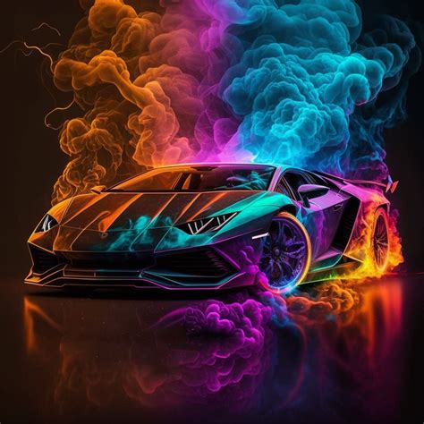 Lamborghini Neon Art - Etsy