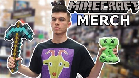 BUYING MINECRAFT MERCH - YouTube