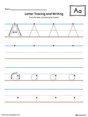 3 Letter Worksheets For Kids