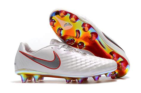 Nike Magista Obra II Elite FG-White / Light Red