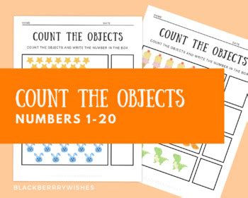 Count The Objects Printable Worksheets | Math Counting Worksheets ...