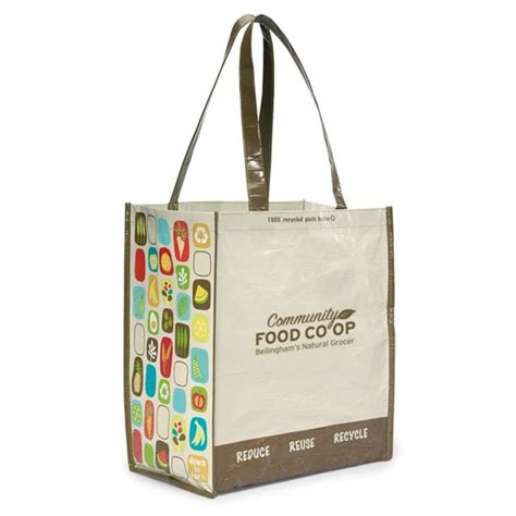 Laminated Recycled Shopper | Custom Laminated Shopping Eco Tote Bag