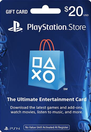 Customer Reviews: Sony PlayStation Network $20 Gift Card PSN - $20 - Best Buy