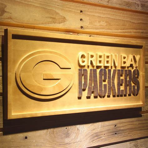 Green Bay Packers 3D Wooden Sign - WoodySigns Co. | Custom wooden signs, Wooden signs, Green bay ...