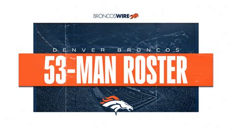 Broncos Finalize 53-Man Roster for Jets Matchup on Sunday - BVM Sports