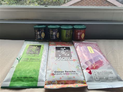 Matcha, gyokuro and sencha haul from o-cha! Only took 2 days to reach the UK! : r/tea