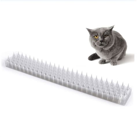 Bird Spikes 18 Inch Plastic Deterrent Spikes For Anti Cat Pigeon For ...