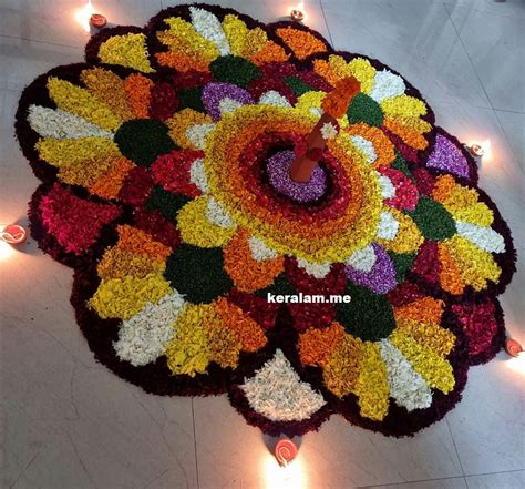 Latest onam pookalam best design