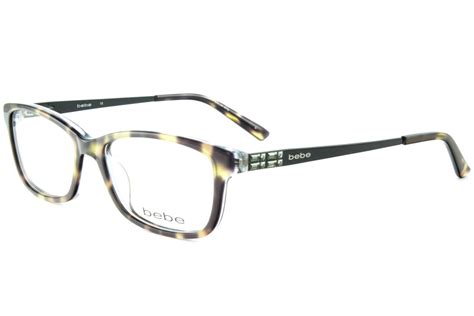 bebe BB5084 LOVE THE NIGHTLIFE 226 JET TORT | bebe glasses frames from All4Eyes