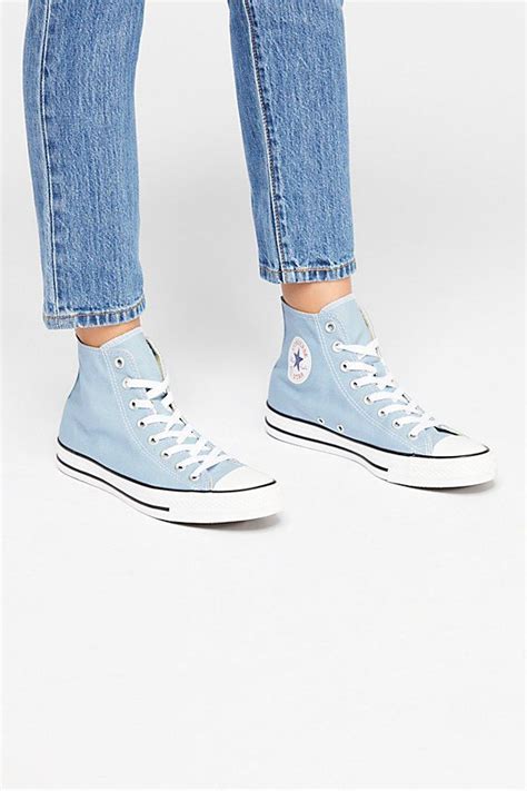 Chuck Taylor All Star Hi Top Converse Sneakers in 2020 | Baby blue converse, Converse, Sneakers