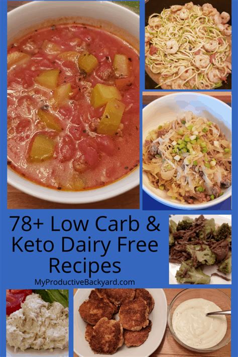 78 Dairy Free Low Carb Keto Recipes - My Productive Backyard