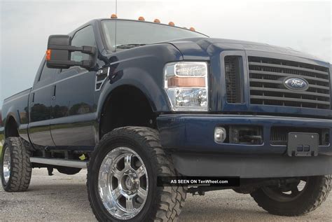 2008 Ford F - 250 Duty King Ranch Crew Cab Short Bed 6. 4 Diesel 4x4 Custom