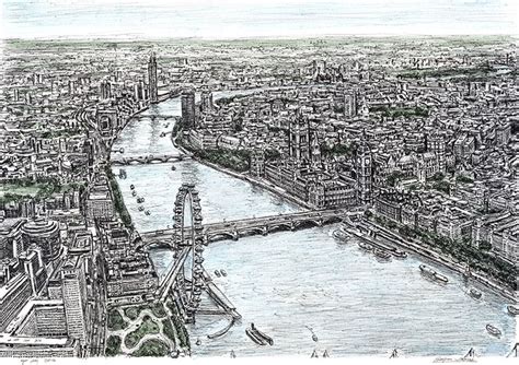 Highly Detailed Cityscape Sketches by Stephen Wiltshire | Wanderarti