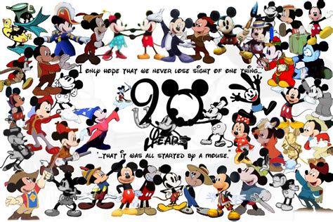 90 Years of Mickey by Superfloxes on DeviantArt | Mickey movie, Mickey mouse movies, Walt disney ...