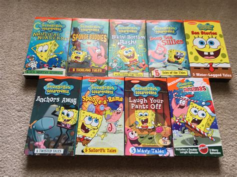 Spongebob VHS Lot