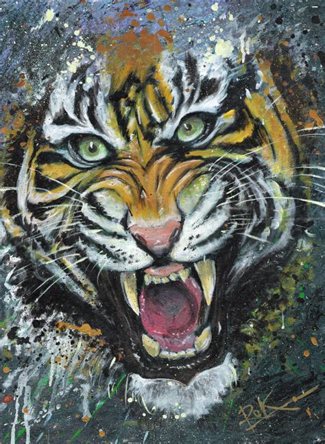 Abstract Tiger by puritanic on DeviantArt