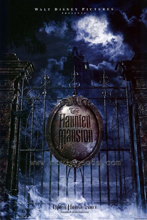 The Haunted Mansion - movie POSTER (Style A) (27" x 40") (2003 ...