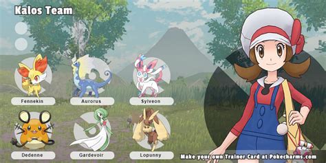 Pokemon Team 6: Kalos Team by akosnagy4 on DeviantArt