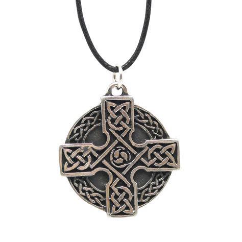 Celtic Cross Necklace in Pewter | Celtic Jewelry