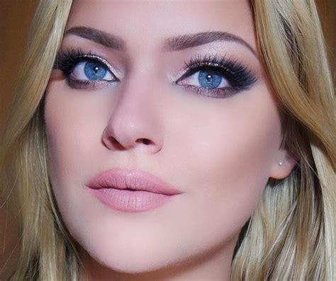 Brilliant Blue Freshlook Color Contact Lenses Blonde Hair Blue Eyes ...