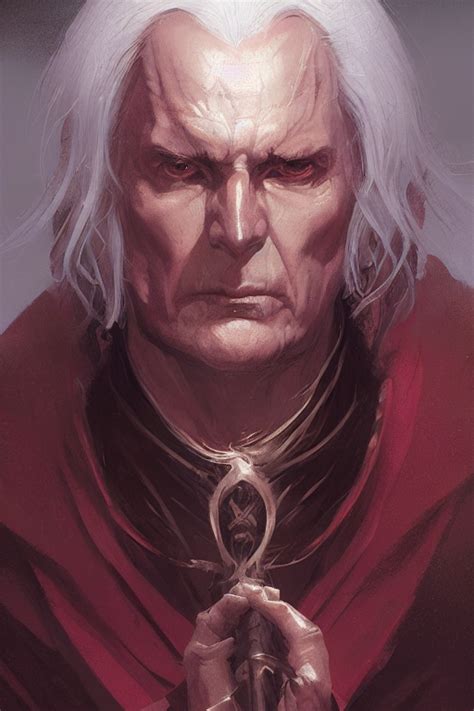 prompthunt: An awesome portrait painting Raistlin Majere by Greg ...