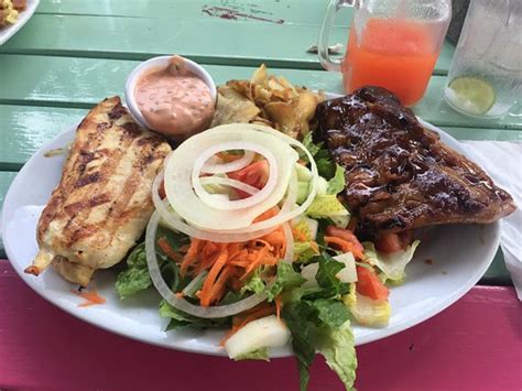 Biggest burger in Aruba! - Review of Smokey Joe's, Palm - Eagle Beach ...