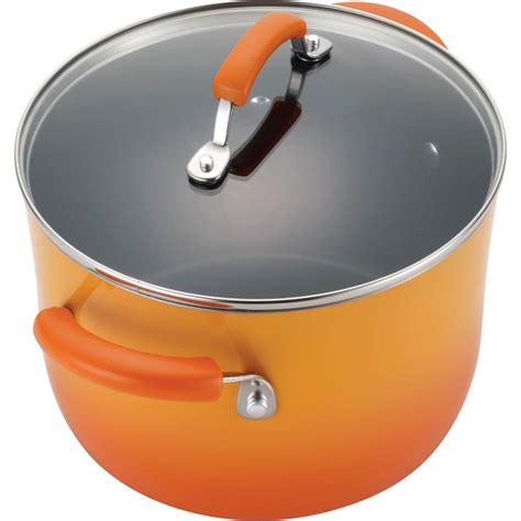 Best Buy: Rachael Ray 14-Piece Cookware Set Orange 17627