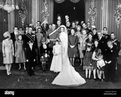 Royalty - Princess Anne and Captain Mark Phillips Wedding - London Stock Photo - Alamy