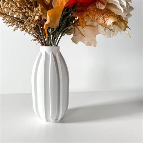 The Akin Vase, Modern and Unique Home Decor for Dried and Preserved Flower Arrangement | STL ...