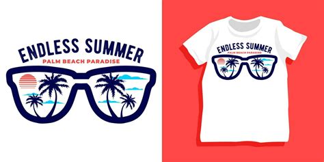 Endless summer tshirt design 24034636 Vector Art at Vecteezy