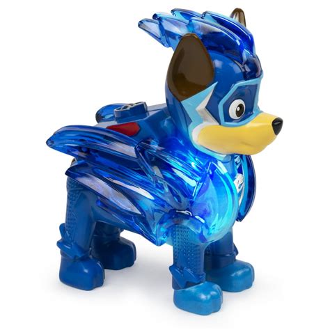 PAW Patrol, Mighty Pups Charged Up Chase Collectible Figure with Light Up Uniform - Walmart.com ...